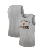 Men's Fanatics Heathered Gray Cleveland Browns Our Year Tank Top
