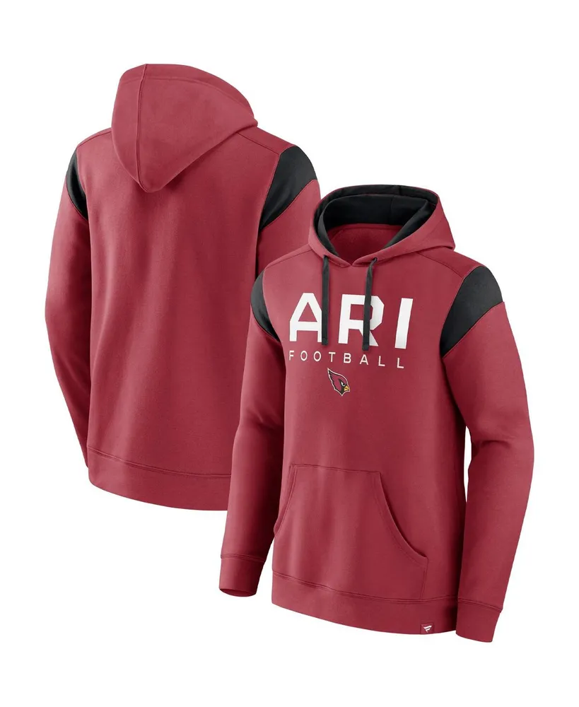 Men's Fanatics Cardinal Arizona Cardinals Call The Shot Pullover Hoodie