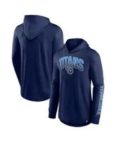 Men's Fanatics Navy Tennessee Titans Front Runner Pullover Hoodie