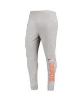 Men's Msx by Michael Strahan Heathered Gray Denver Broncos Jogger Pants