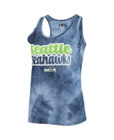 Women's Concepts Sport College Navy Seattle Seahawks Billboard Tank Top and Shorts Set