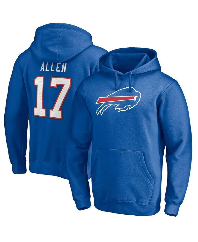 Buffalo Bills Home Name & Number Hoodie - Josh Allen - Mens