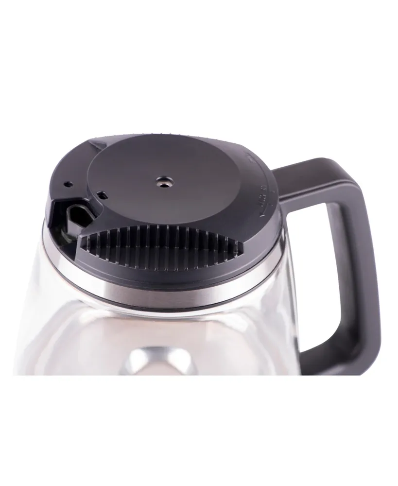 Solac Siphon Brewer 3-in-1 Vacuum Coffee and Tea Maker & Water Boiler - Dark Brushed Stainless