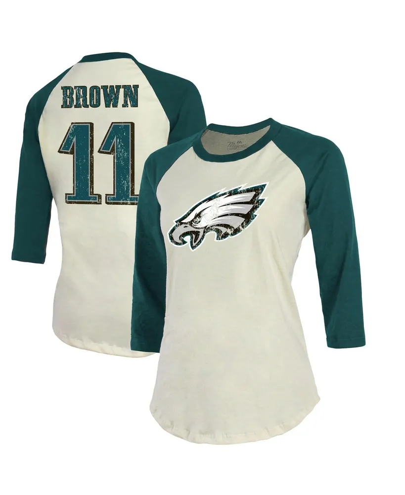 Preschool Nike A.J. Brown Midnight Green Philadelphia Eagles Super Bowl  LVII Name & Number T-Shirt