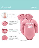 The Peanutshell Baby Girls Newborn Shower Gift Set Layette Essentials, Pink