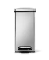 simplehuman Profile Step Trash Can, 10 Liters