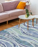 Liora Manne' Visions Iii Wave 8' x 10' Outdoor Area Rug