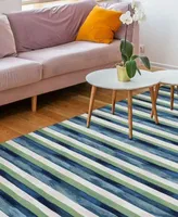 Liora Manne Visions Ii Painted Stripes Area Rug