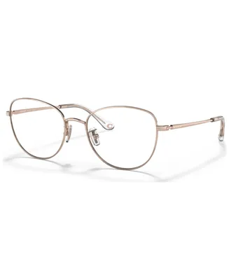 Coach Women's Cat Eye Eyeglasses, HC513753-o - Shiny Rose Gold