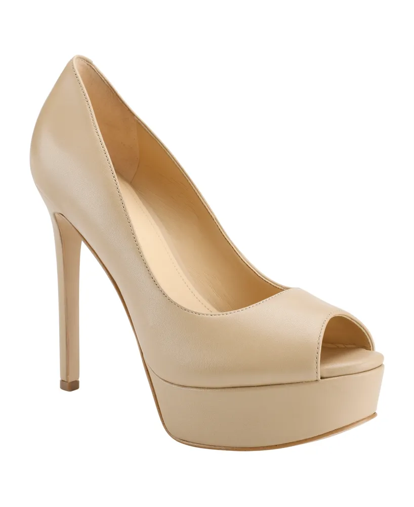 Guess Women's Cacei Peep Toe Platform Pumps