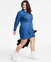 Levi's Plus Ellie Button-Down Denim Dress