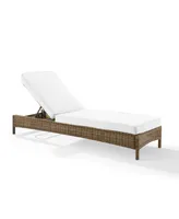 Bradenton Outdoor Wicker Chaise Lounge Sunbrella