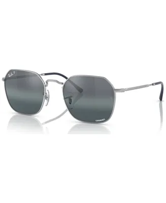 Ray-Ban Unisex Polarized Sunglasses, RB369455-yzp - Silver