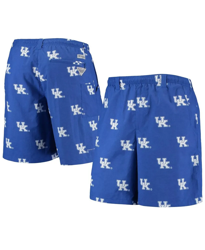 Men's Columbia Pfg Royal Kentucky Wildcats Backcast Ii 8" Omni-Shade Hybrid Shorts