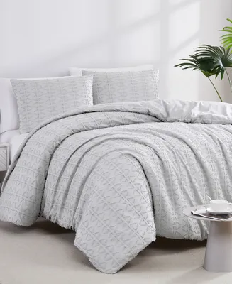 Southshore Fine Linens Dhara Piece Textured Duvet Cover Set