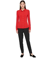 Tommy Hilfiger Women's Point-Collar Blouse