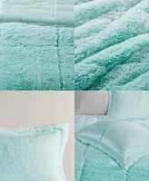 Intelligent Design Brielle Ombre Shaggy Faux Fur -Pc. Comforter Set