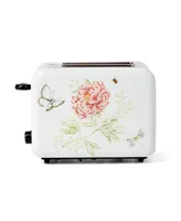 Lenox Butterfly Meadow 2 Piece Enamelware/Stainless Steel Toaster