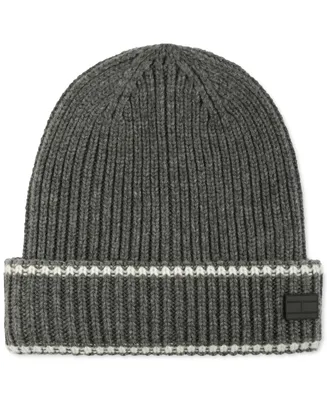 Tommy Hilfiger Men's Varsity Patch Ribbed Cuff Hat