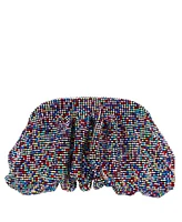 Nina Women's Crystal Mesh Soft Clutch