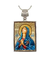 G.DeBrekht Maria Magdalena Religious Holiday Jewelry Necklace Monastery Icons