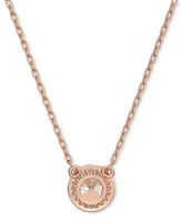 Swarovski Rose Gold-Tone Constella Crystal Pendant Necklace, 14-7/8" + 3" extender