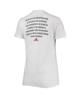 Women's adidas White Nc State Wolfpack More Is Possible T-shirt