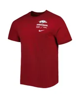 Men's Nike Cardinal Arkansas Razorbacks Team Practice Performance T-shirt