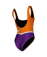 Women's Foco Orange Clemson Tigers One-Piece Bathing Suit