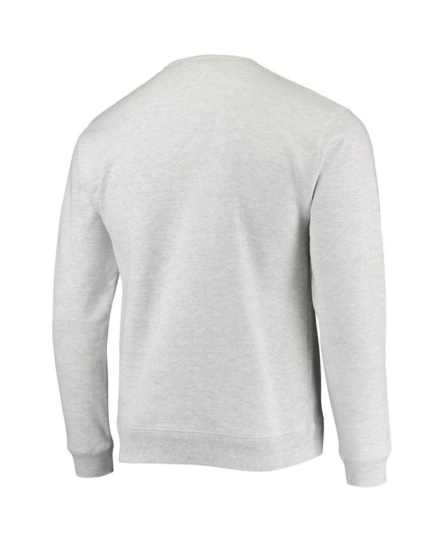 Men's League Collegiate Wear Heathered Gray Villanova Wildcats Upperclassman Pocket Pullover Sweatshirt