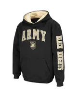 Big Boys Colosseum Black Army Knights 2-Hit Team Pullover Hoodie