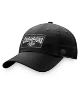 Men's Top of the World Black Arkansas Razorbacks 2022 Sec Softball Conference Tournament Champions Crew Adjustable Hat