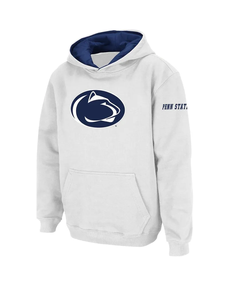 Big Boys Stadium Athletic White Penn State Nittany Lions Logo Pullover Hoodie