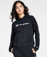 Champion Women's Relaxed Logo Fleece Sweatshirt Hoodie