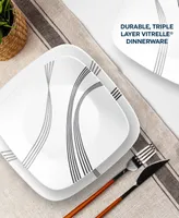 Corelle Urban Arc 16 Piece Dinnerware Set, Service for 4