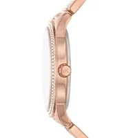 Michael Kors Women's Tibby Multifunction Rose Gold-Tone Stainless Steel Bracelet Strap Watch 40mm