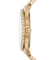 Michael Kors Women's Layton Gold-Tone Stainless Steel Bracelet Watch 38mm