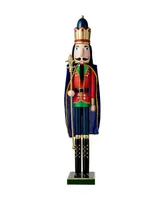 Glitzhome Wooden Christmas King Nutcracker