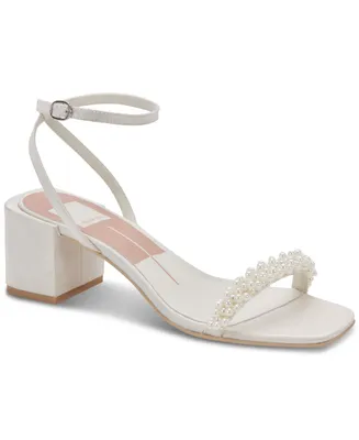 Dolce Vita Women's Zalima Embellished Block-Heel Sandals