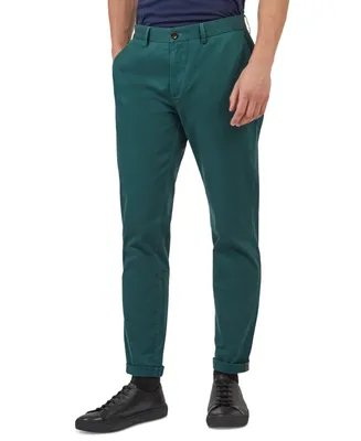 Ben Sherman Men's Slim-Fit Stretch Five-Pocket Branded Chino Pants