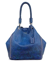 Old Trend Women's Barracuda Hand Painted Clasp Closure Tote Bag