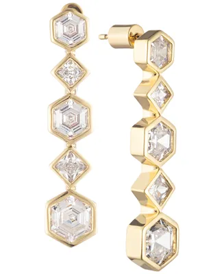 Bonheur Jewelry Milou Statement Crystal Drop Earrings