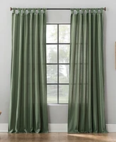 Archaeo 52" x 63" Washed Cotton Twist Tab Curtain