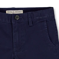 Hope & Henry Baby Boys Organic Twill Chino