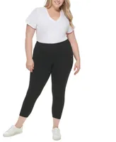 Calvin Klein Performance Plus Pull-On High Rise Logo Leggings