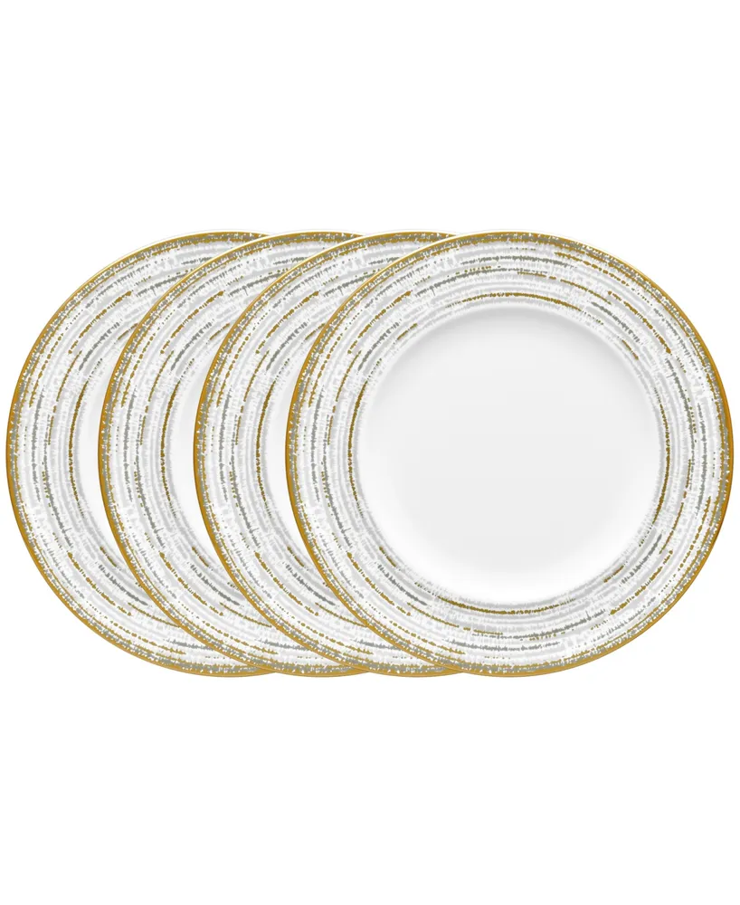 Noritake Haku Set of 4 Accent Plates, Service For 4