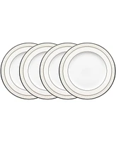 Noritake Montvale Platinum Set of 4 Bread Butter and Appetizer Plates, Service For 4