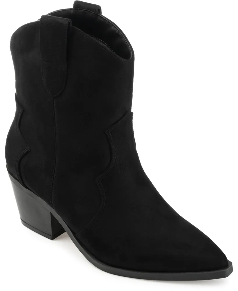 Journee Collection Women's Becker Cowboy Booties