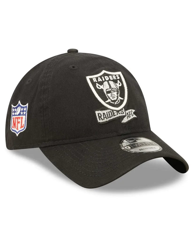 Men's New Era Black Las Vegas Raiders Otc 2022 Sideline 9TWENTY Adjustable Hat