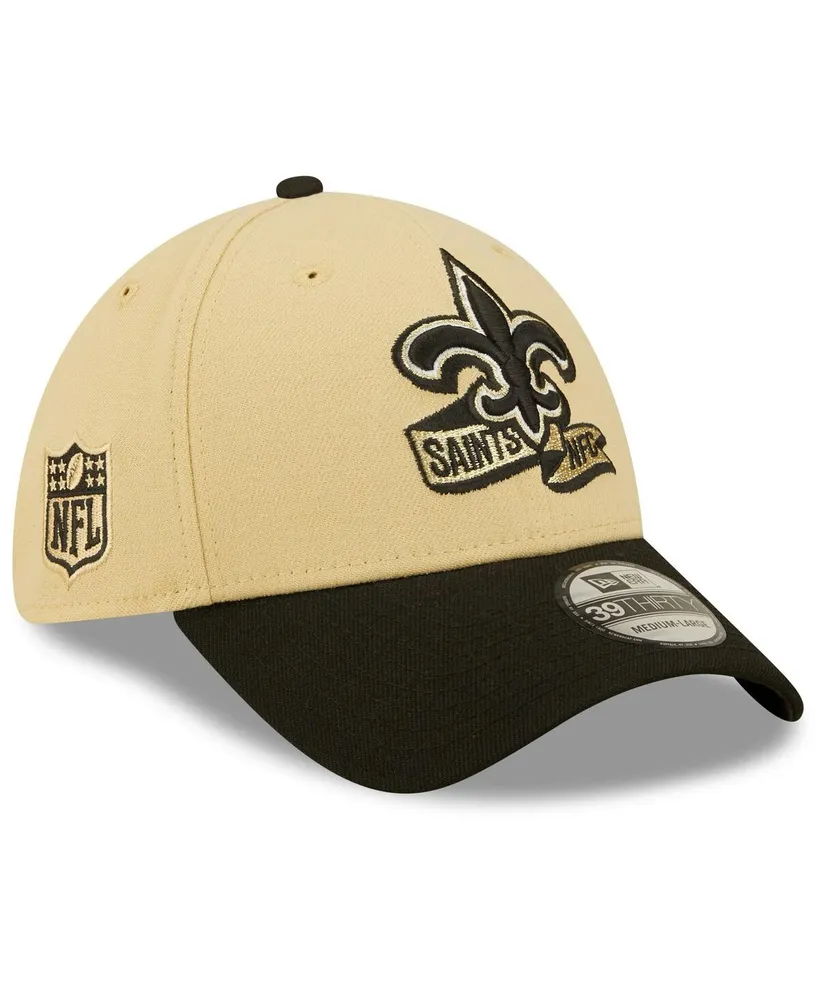 New Orleans Saints New Era Youth Surge 39THIRTY Flex Hat - Black/Gold